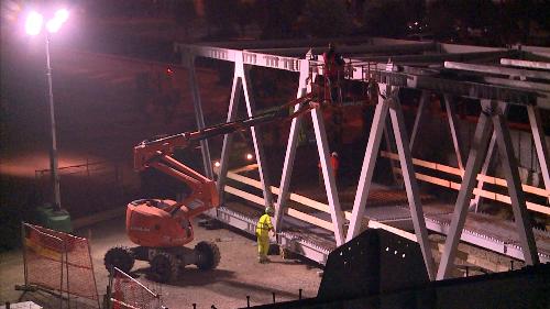 Cantiere del nuovo polo intermodale dell'Aeroporto - Ronchi dei Legionari 21/10/2017